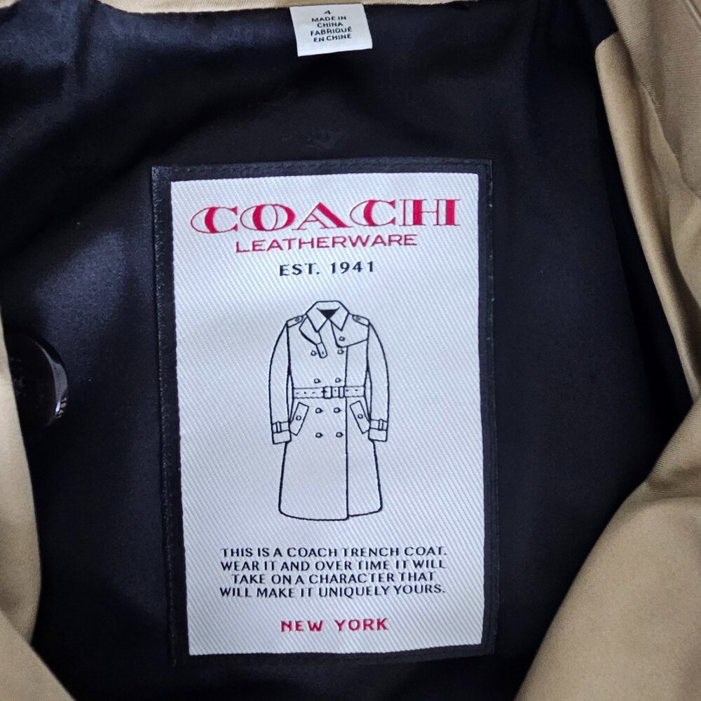 Coach Trench Coat - Picture 5 of 7